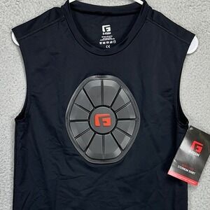G-Form‎ Mens Tank Top Sternum Shirt Large Black Crewneck Nylon Blend Stretch NEW